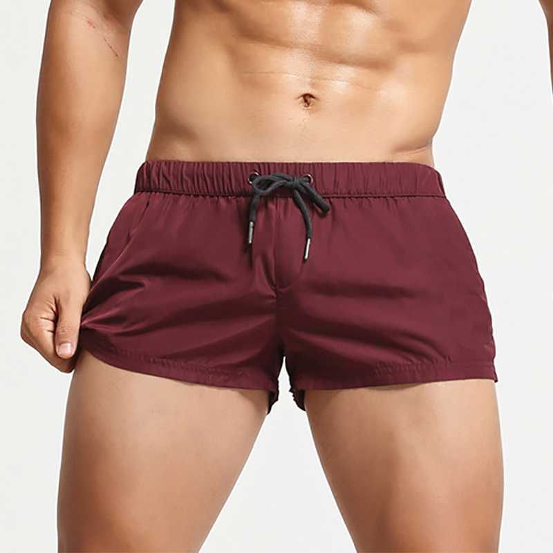 Maroon New Beachshorts1